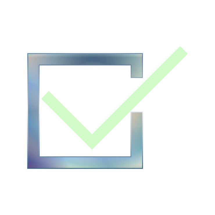 Vector check icon template