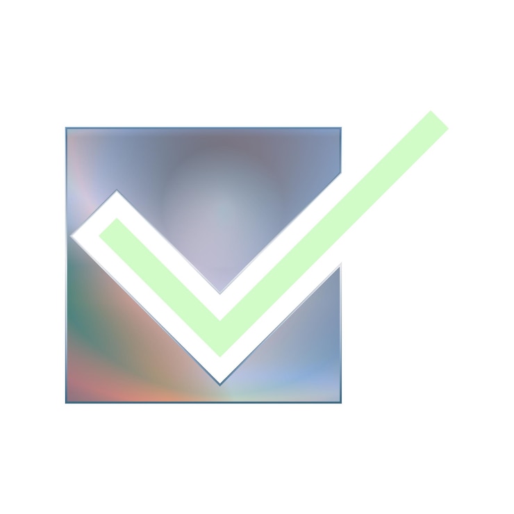 Vector check icon template