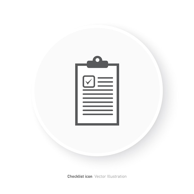 Check list icon design check mark symbol vector illustration