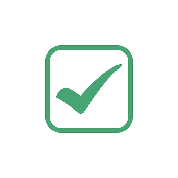 Vector check mark checklist badge sticker vector template