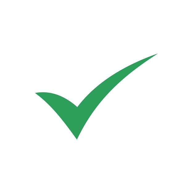 Отметьте Контрольный список Отметьте Значок Векторного Логотипа Шаблона