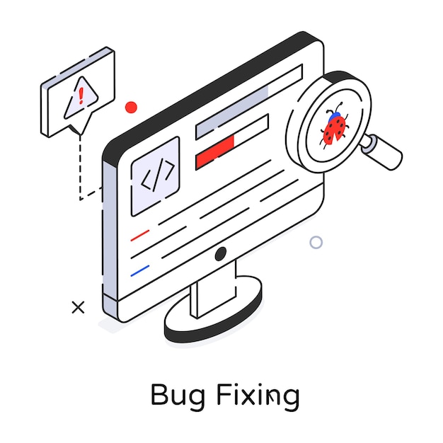 Check out bug fixing 3d icon