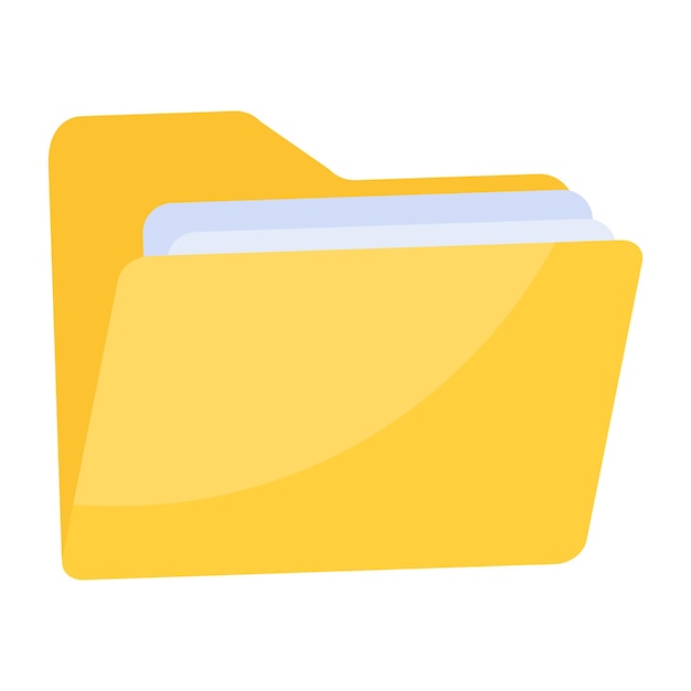 Check out flat icon of file folder 