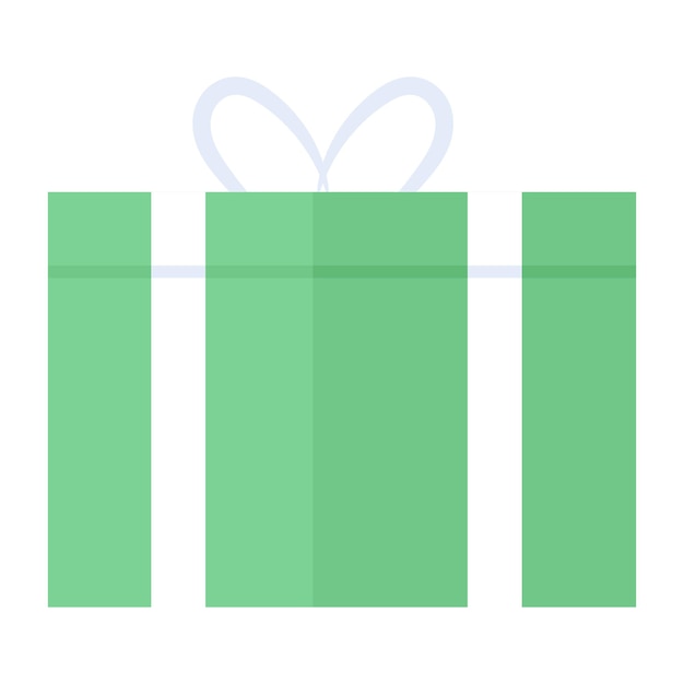 Check out flat icon of gift box 