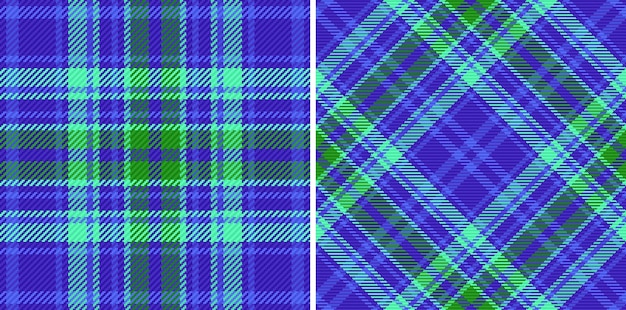 Check pattern plaid fabric seamless tartan background vector textile texture