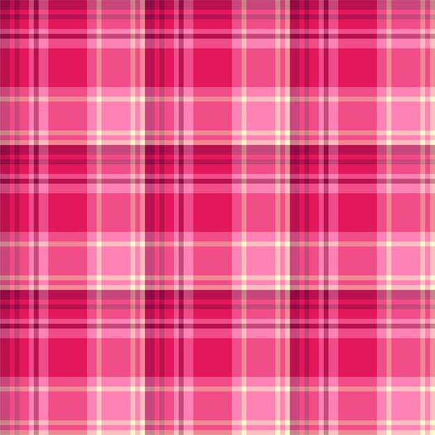 Vector check plaid seamless pattern. background of textile ornament. flat fabric design. tartan.