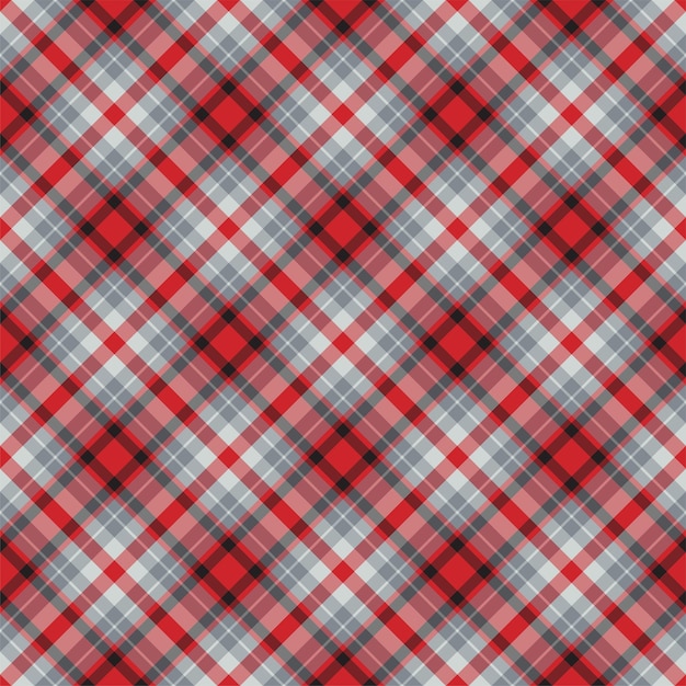 Check plaid seamless pattern. vector background of textile ornament. flat fabric design. tartan.