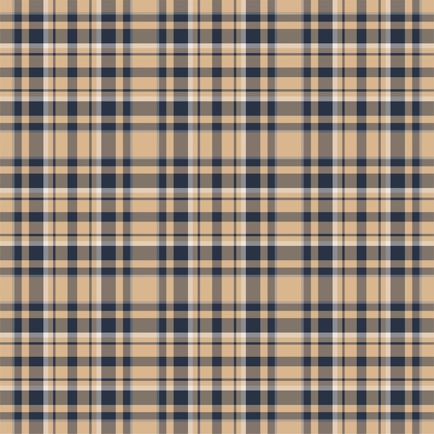 Check plaid seamless pattern. Vector background of textile ornament.