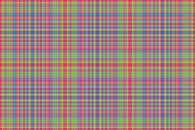 Check plaid tartan Vector textile pattern Seamless texture fabric background