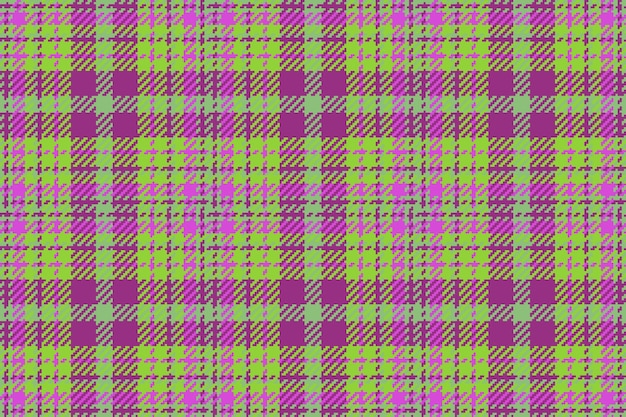 Check plaid texture Vector textile pattern Tartan background fabric seamless