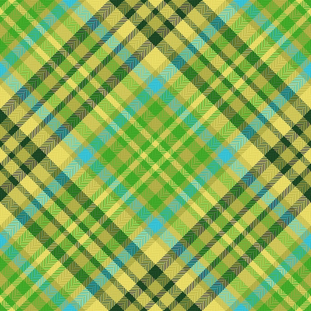 Check textile background of seamless texture fabric with a pattern tartan vector plaid