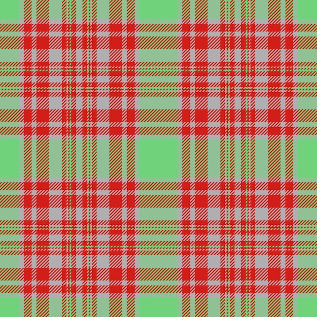 Controlla il tessuto senza cuciture motivo di sfondo plaid tessuto tartan texture vettoriale