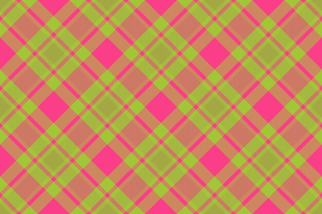 Vettore controlla il vettore tessile trama plaid senza cuciture tessuto di sfondo motivo tartan