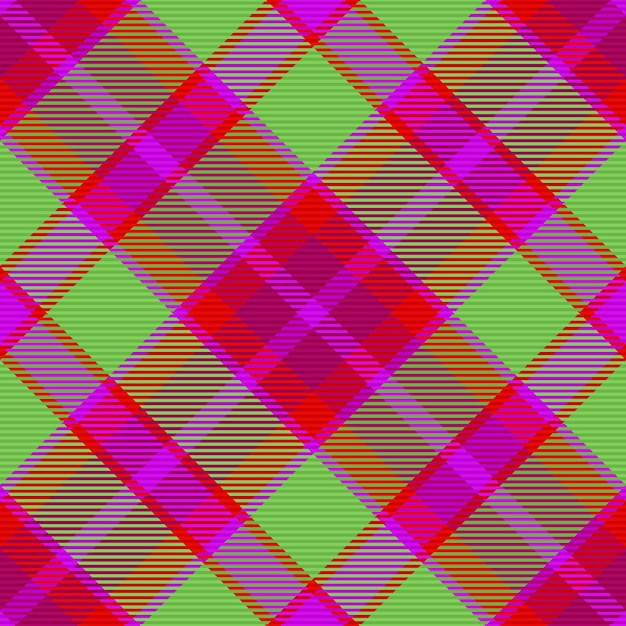 Check texture pattern Tartan vector plaid Seamless fabric textile background