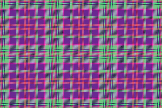 Check texture pattern textile fabric seamless vector tartan background plaid