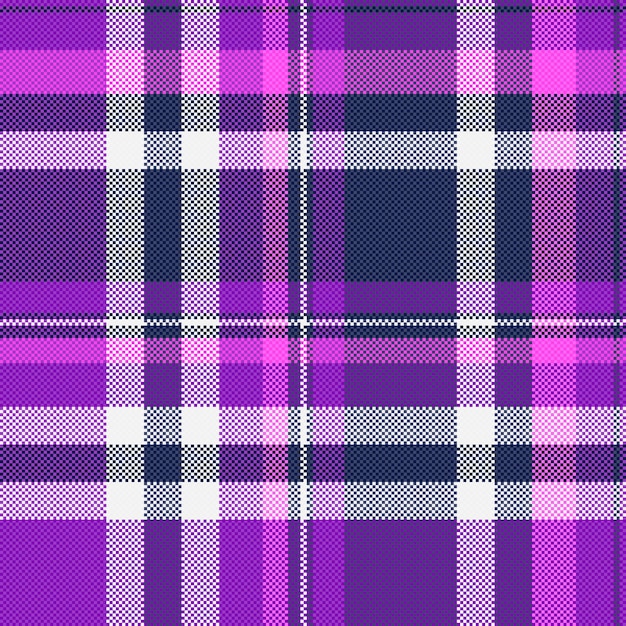 Check texture textile of pattern background plaid with a tartan vector seamless fabric