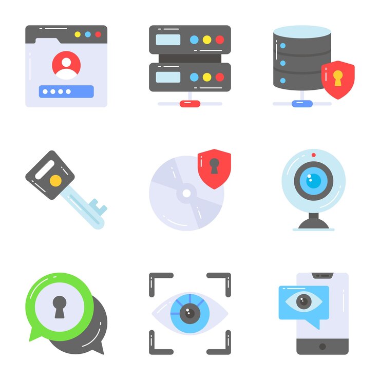 Vector check this amazing vectors set of security premium icons easy to use and download