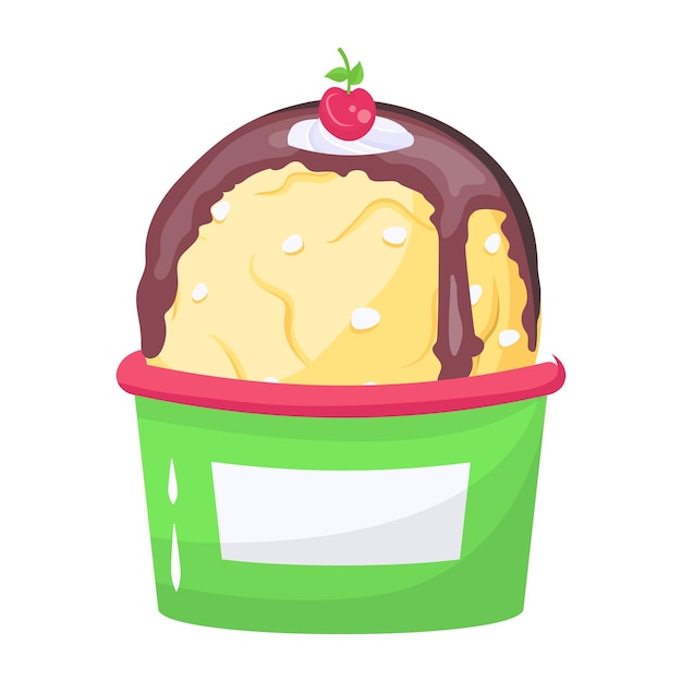 Check this colorful flat icon of ice cream