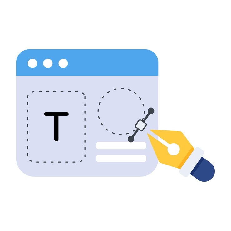 Vector check this flat conceptual icon of web developer