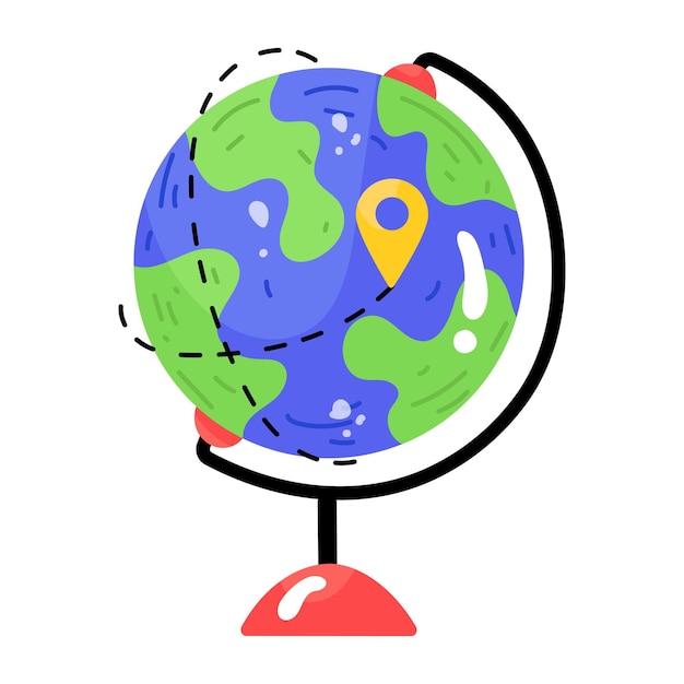 Check this flat sticker of geolocation