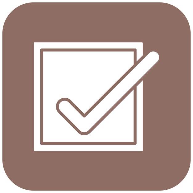 Checkbox icon vector image Can be used for UX and UI