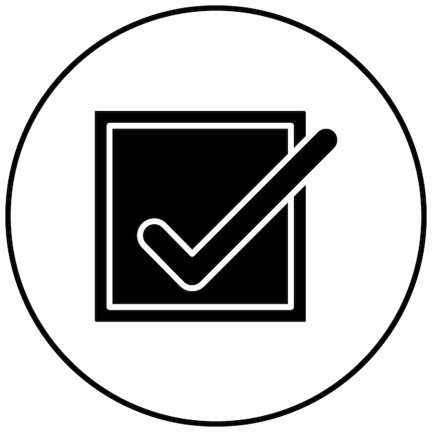 Vector checkbox icon vector image can be used for ux and ui