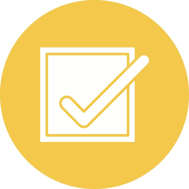 Checkbox icon vector image Can be used for UX and UI