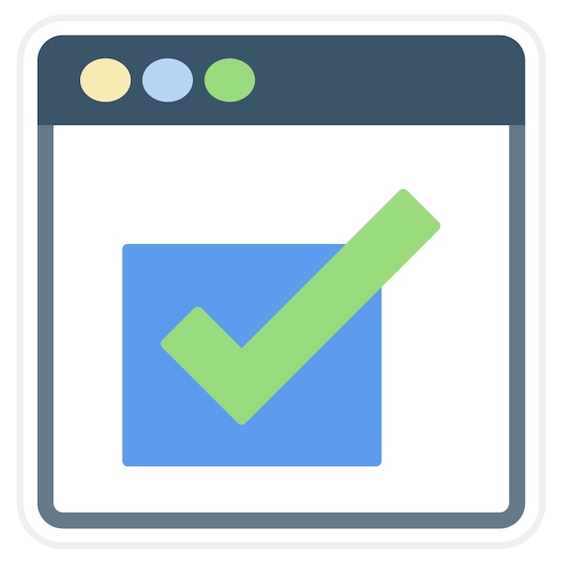 Vector checkbox icoon vector afbeelding kan worden gebruikt voor gebruikerservaring