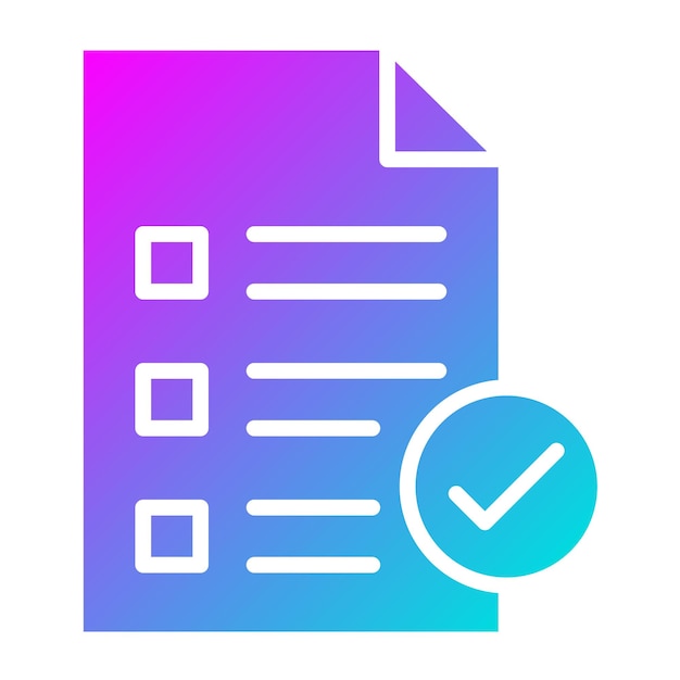 Checked Vector Icon Design Illustration