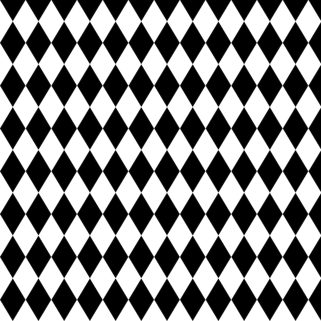 Vector checker chess square abstract diagonal black and white background vector