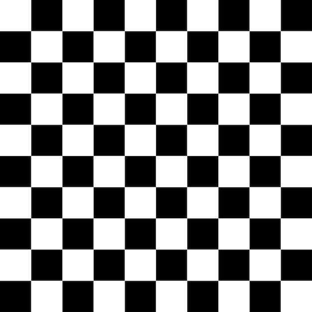 Checkered black and white pattern chess design concept for surface fabric wallpaper