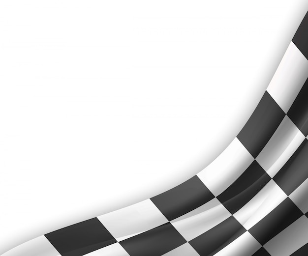 Checkered flag background illustration