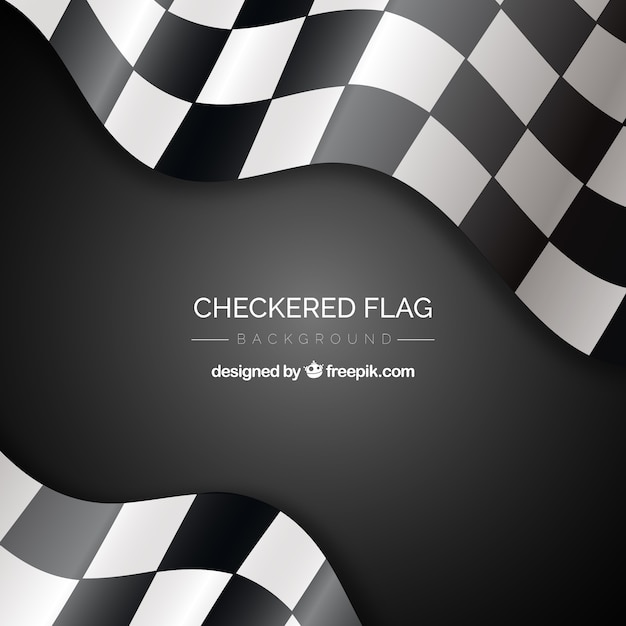 Checkered flag background