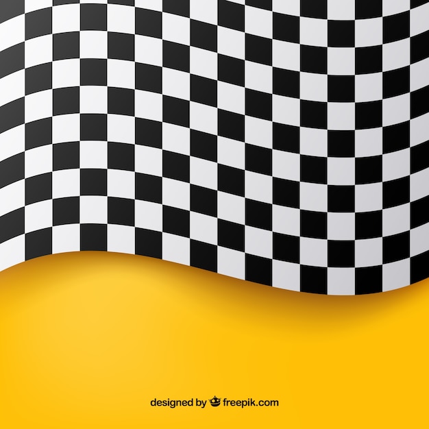 Checkered flag background