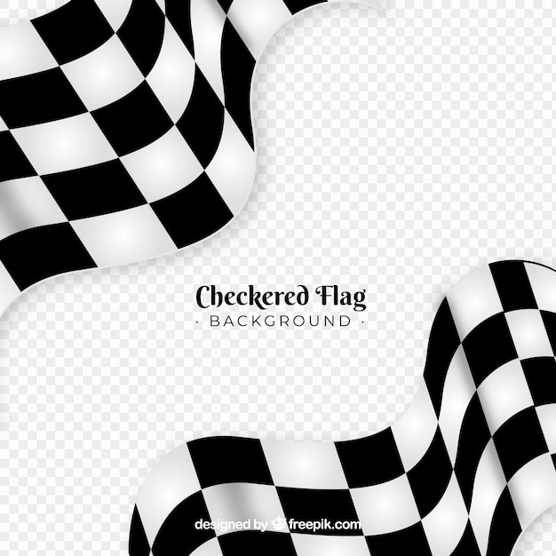 Vector checkered flag background