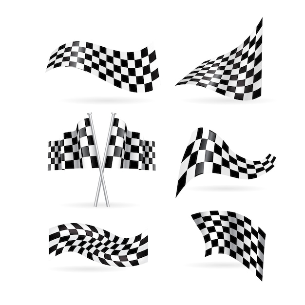 Checkered Flags set. 