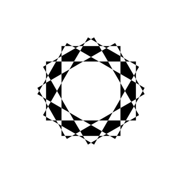 Vector checkered frame vector