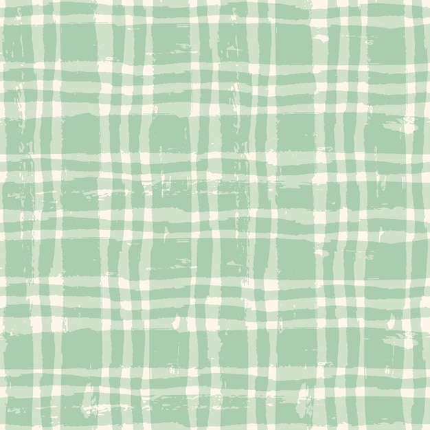 Checkered grunge abstract seamless pattern.