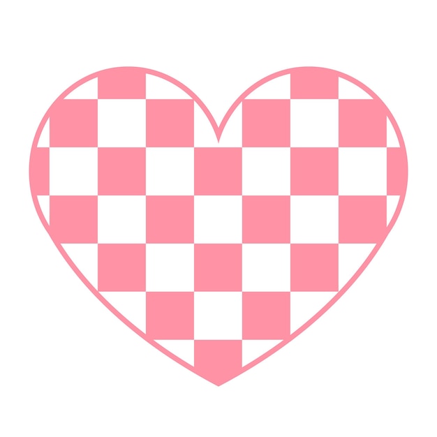 Checkered heart