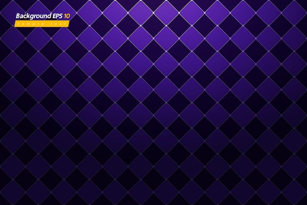 Vettore motivo a scacchi colore viola sfondo design di lusso astratto modello di banner reale geometrico