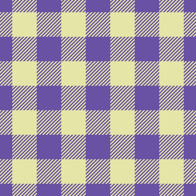 Checkered seamless background plaid pattern vector