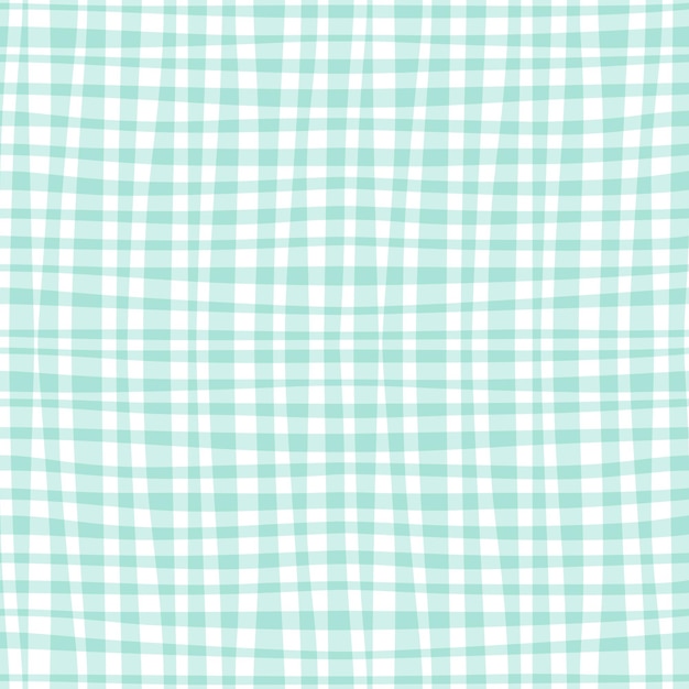 Vector checkered seamless pattern. light blue crossed stripes, on a white background - for gift decorations and wrapping paper, holiday wallpapers, textile designs.