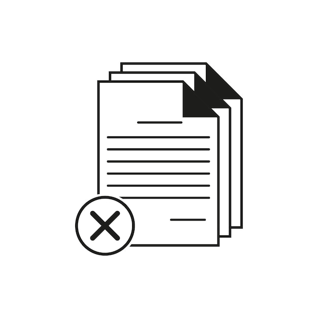 Checking document and checklist icon Vector illustration EPS 10 Stock image