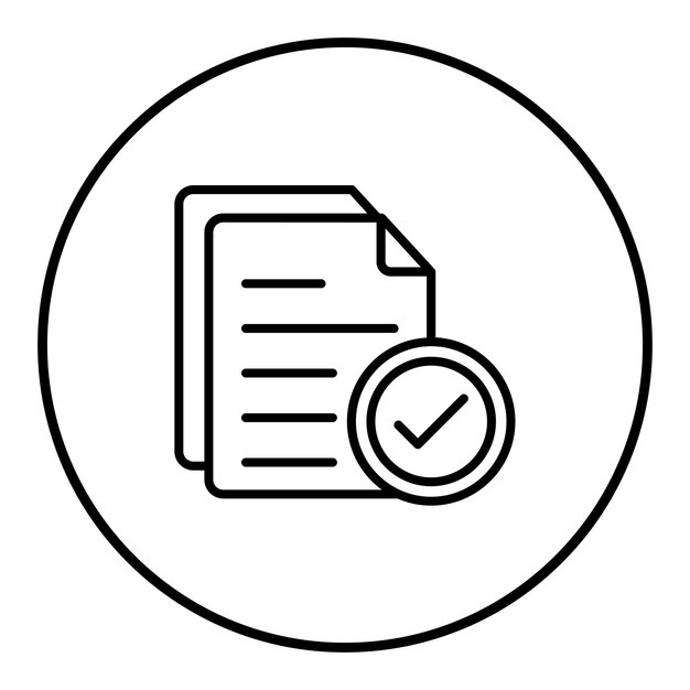 checking files vector icon can be used for work from home iconset