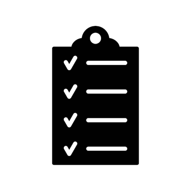 Vector checklist icon one of set web icons