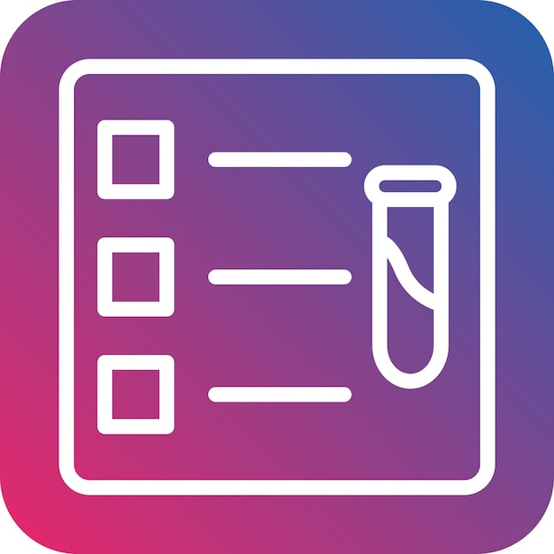 Vector checklist icon style