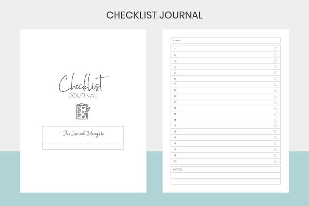Checklist Journal Kdp Binnenlandse Zaken