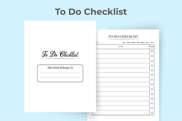 To do checklist kdp interior log book. kdp interior notebook. task list interior template. to do checklist notebook. work list diary template. to do checklist diary interior design