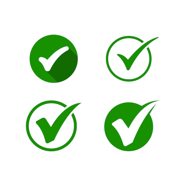 Vector checklist logo icon design isolated