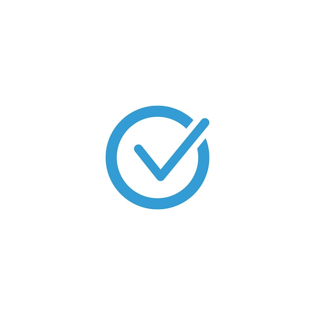 Vector checklist symbol icon vector design templates simple and modern